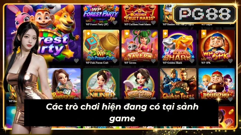 Các trò chơi hiện đang có tại sảnh game Sub-Chess-MG 